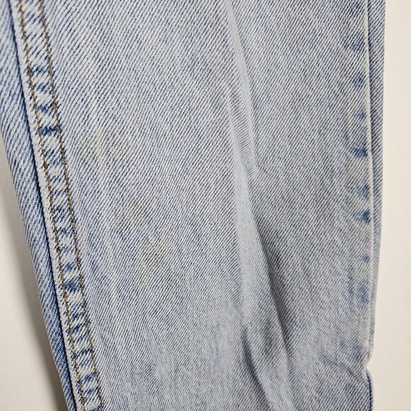 Vintage 90s Levis 550 Tapered Relaxed Fit Slim Womens Size 10 Blue Denim Jeans - Picture 5 of 13